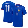 Maillot de Supporter France Dembele 11 Domicile Euro 2024 Pour Homme